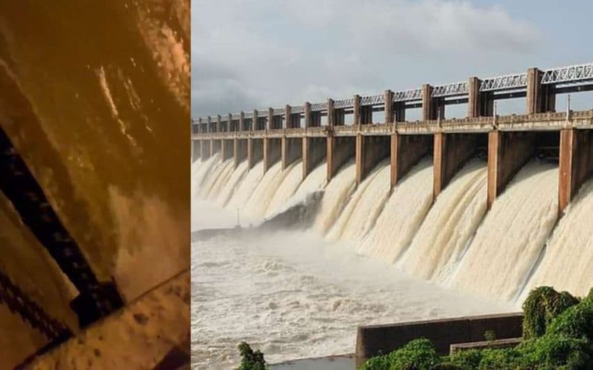 Tungabhadra Dam: The chain of 19th gate of Tungabhadra Dam broken, all 33 gates opened given danger